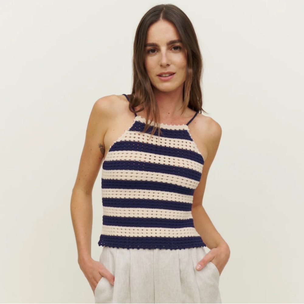Reformation Dulce Open Knit Top